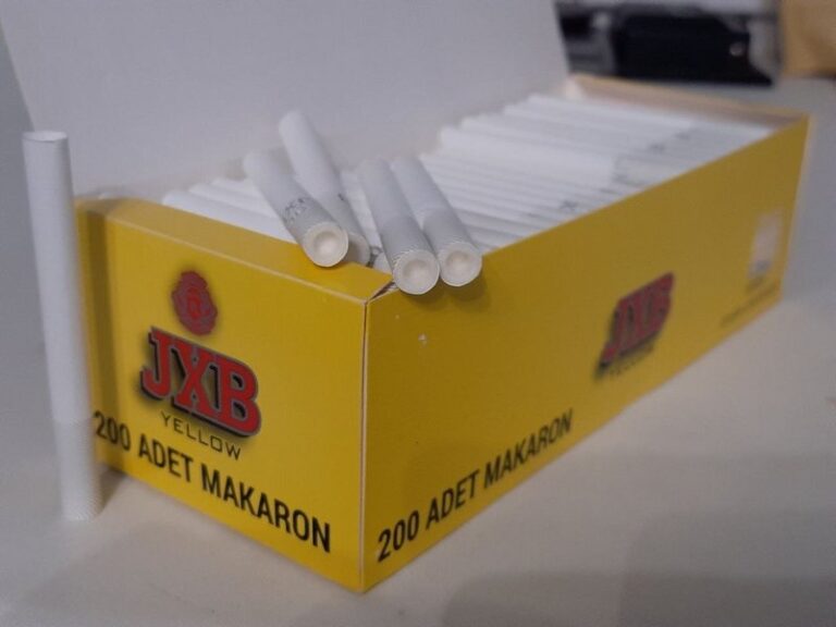Турецкие сигаретные гильзы JXB Yellow