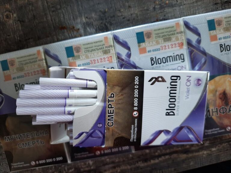 Сигареты Blooming Violet ON с вкусовой капсулой
